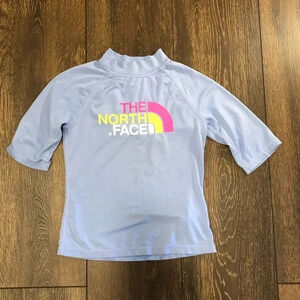 Girls North Face swim shirt